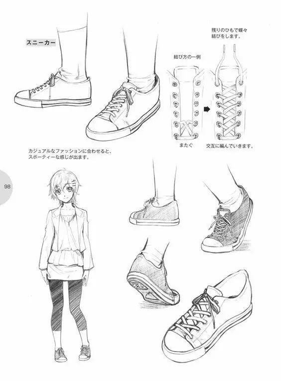 >画法女孩子日常还是穿平底鞋~这种大多是学校校服/jk制服的搭配哦!